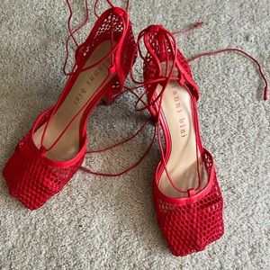 Gianni Bini  pump with ankle wrap